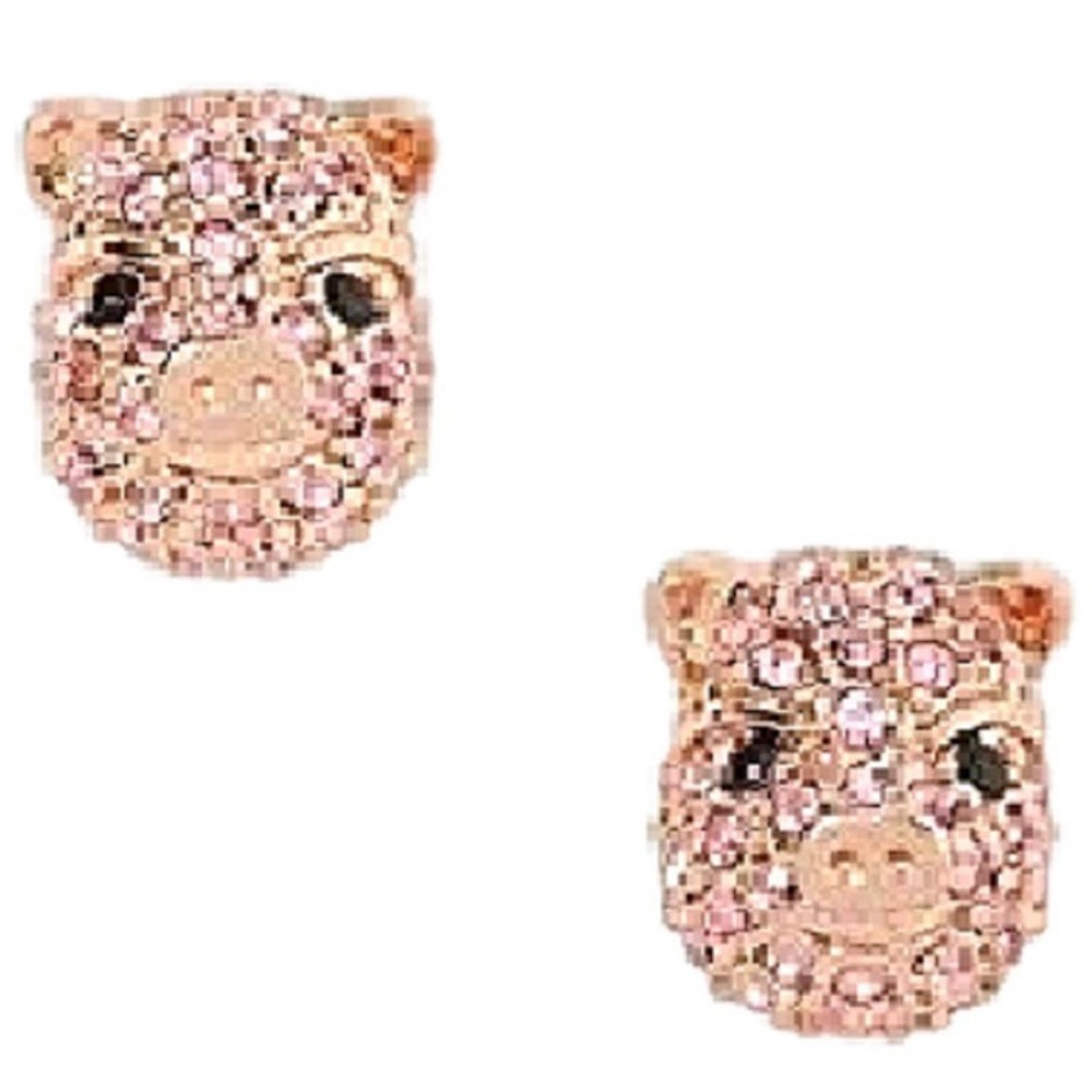 NWT Kate Spade Imagination Pave Pig Studs
